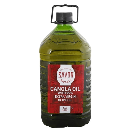 Oil Canola/Ev Canola Oil With Extra Virgin Olive Oil (75/25), 6 x 1 GA Case - Condiments & Sauces