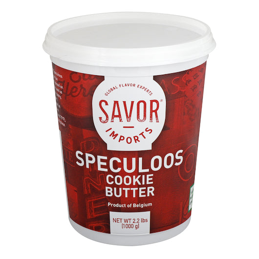 Savor Imports Classic Speculoos Cookie Butter, 6 x 1 KG Case - Bakery & Desserts