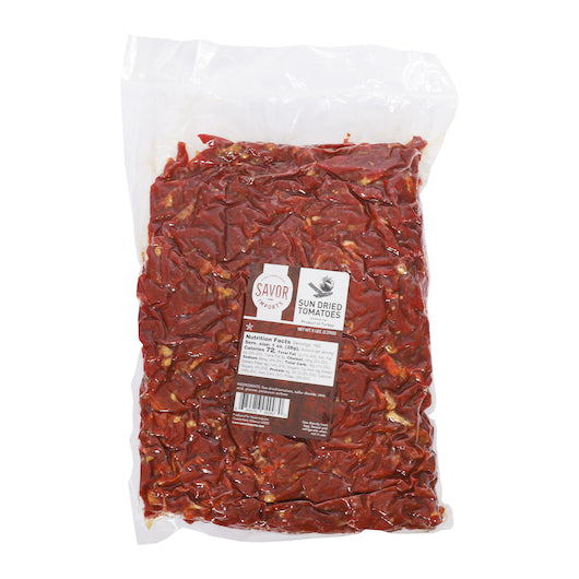 Savor Imports Sundried Tomato Julienne Strips, 2 x 5 lb Case - Pantry Ingredients