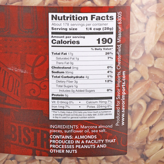 Savor Imports MARCONA ALMOND PIECES, 1 x 11 lb Case - DOT product image 2