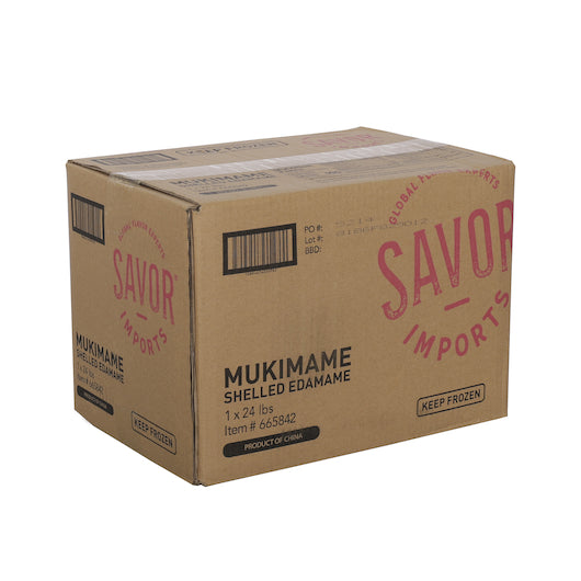 Savor Brands MUKIMAME SHELLED EDAMAME, 1 x 24 lb Case - DOT product image 4