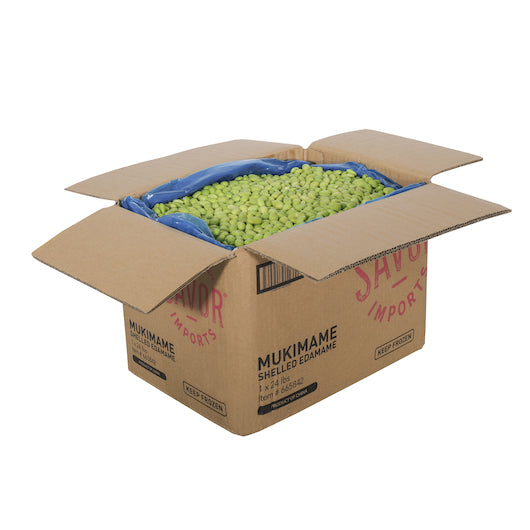 Savor Brands MUKIMAME SHELLED EDAMAME, 1 x 24 lb Case - DOT product image 3
