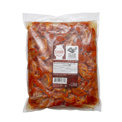 Savor Imports Slow Roasted Red Tomato Wedges, 2 x 4 lb Case - Pantry Ingredients