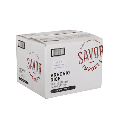 Savor Imports Arborio Rice Box, 10 x 1 KG Case - DOT product image 6