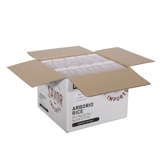 Savor Imports Arborio Rice Box, 10 x 1 KG Case - DOT product image 3