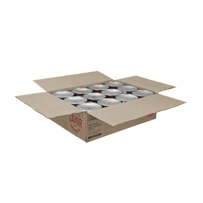 Savor Imports Roasted Red Pepper Strips, 12 x 28 oz Case - DOT product image 2