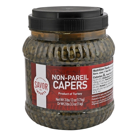 Savor Imports Non Pareil Capers, 1.5 Liter - 4 per case. - DOT product image 1