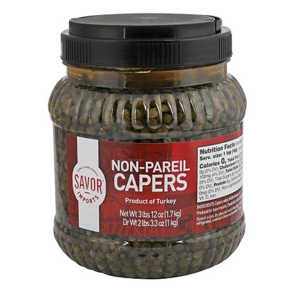 Savor Imports Non Pareil Capers, 1.5 Liter - 4 per case. - DOT product image 1