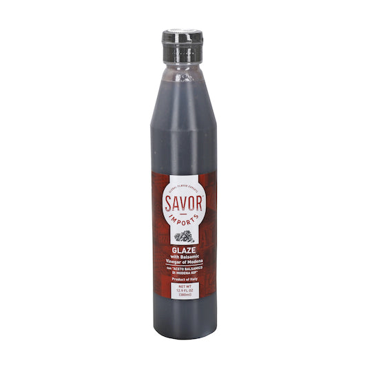 Savor Imports Balsamic Vinegar Glaze Bottle, 6 x 12.9 oz Case - Pantry Ingredients