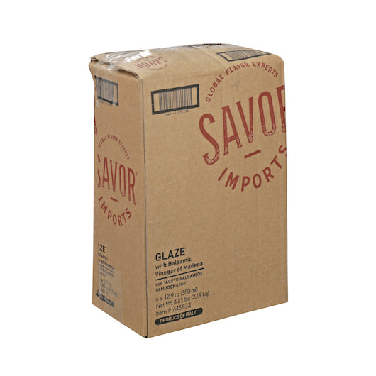 Savor Imports Balsamic Vinegar Glaze Bottle, 6 x 12.9 oz Case - DOT product image 5