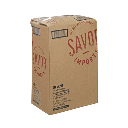 Savor Imports Balsamic Vinegar Glaze Bottle, 6 x 12.9 oz Case - DOT product image 5
