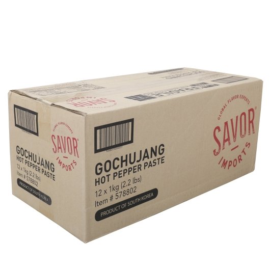 Savor Brands Gochujang Hot Pepper Paste, 12 x 2.2 lb Case - DOT product image 8