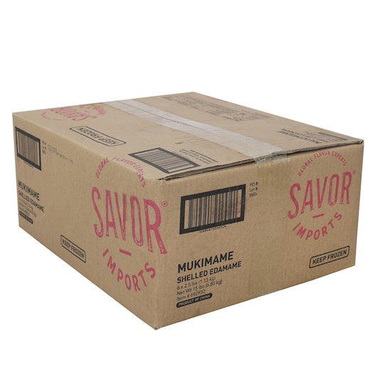 Savor Imports IQF Shelled Mukimame Edamame, 6 x 2.5 lb Case - DOT product image 6