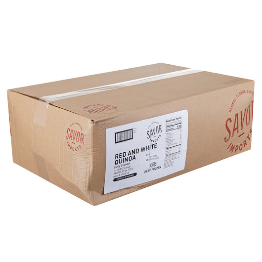 Savor Brands INDIVIDUAL QUICK FROZEN RED & WHITE QUINOA, 1 x 30 lb Case - DOT product image 4