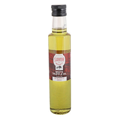 Savor Brands White Truffle Oil Bottle, 6 x 8.5 oz Case - Pantry Ingredients