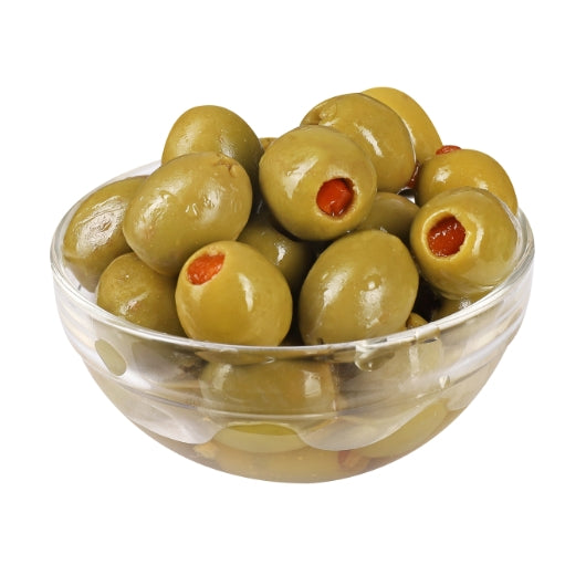 Seville Stuffed Olives Stuffed Spanish Green Queen Olives Bulk, 4 x 1 GA Case - DOT product image 2
