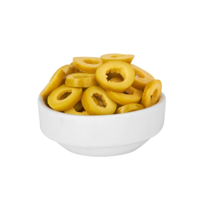 Seville Bulk Sliced Green Olives, 4 x 1 GA Case - DOT product image 2