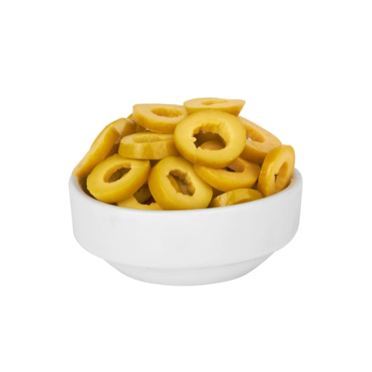Seville Bulk Sliced Green Olives, 4 x 1 GA Case - DOT product image 2