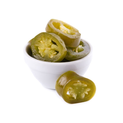 Savor Brands Nacho Sliced Green Jalapeno Peppers, 4 x 1 GA Case - DOT product image 2