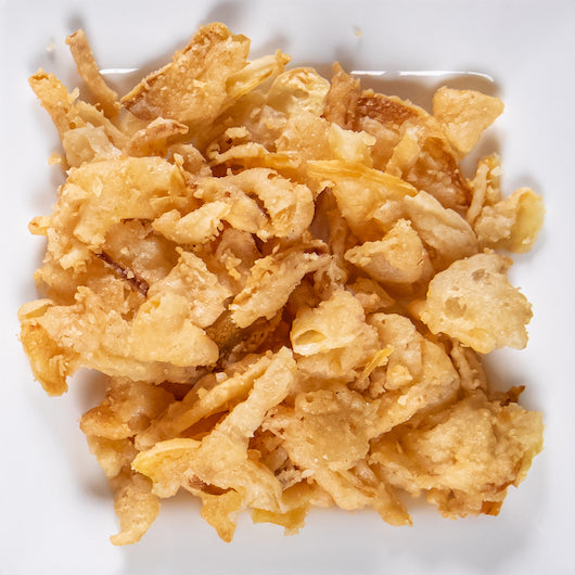 Savor Imports CRISPY FRIED ONIONS, 6 x 24 oz Case - GS1 product shown out of package