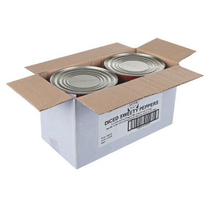 Savor Diced Sweety Pepper, 2 x 105 oz Case - Condiments & Sauces