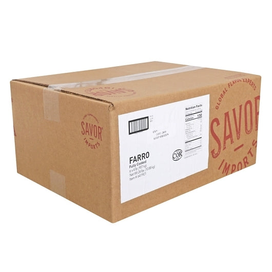 Savor Imports IQF FULLY COOKED & Ready to Eat FARRO, 6 x 4 lb Case - DOT product image 4