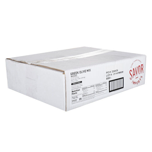 Savor Imports Greek Mix Olives Bulk, 2 x 5 lb Case - DOT product image 4