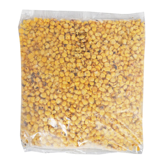 Savor Ready to Eat Fire Roasted Corn, 10 x 2 lb Case - Frozen Vegetables & Sides