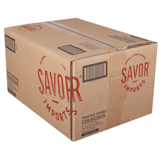 Savor Brands Toasted Israeli Cous Cous, 4 x 5 lb Case - DOT product image 6