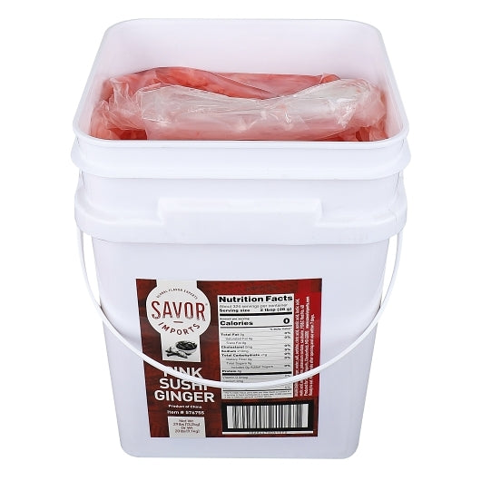 Savor Brands Pink Sushi Ginger, 1 x 20 lb Case - DOT product image 5