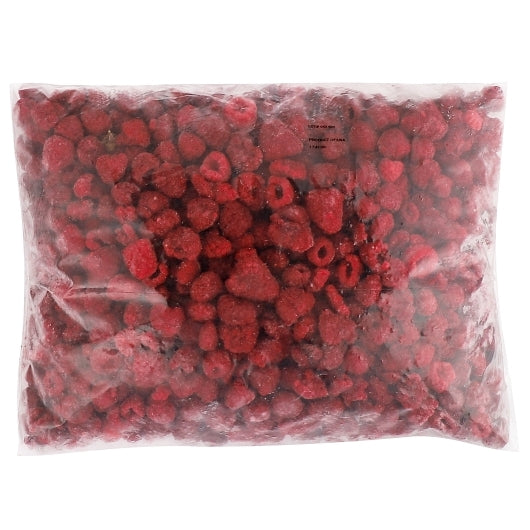Savor IQF Whole Raspberries, 2 x 5 lb Case - Frozen Fruit