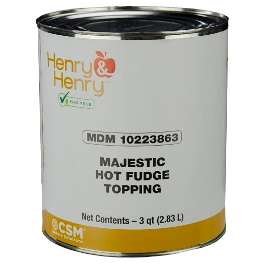 Henry And Henry Majestic Hot Fudge Topping, 6 x 7.58 lb Case - DOT product image 2