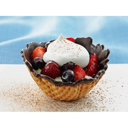 J Hungerford Smith Chocolate Waffle Cone Enrobing, 3 x 7.5 lb Case - DOT product image 6