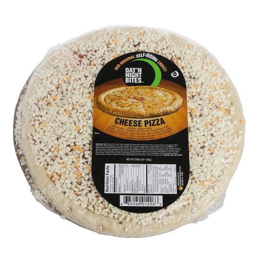 Day N Night Individually Wrapped 12 Inch Cheese Pizza, 6 x 27 oz Case - Prepared Foods