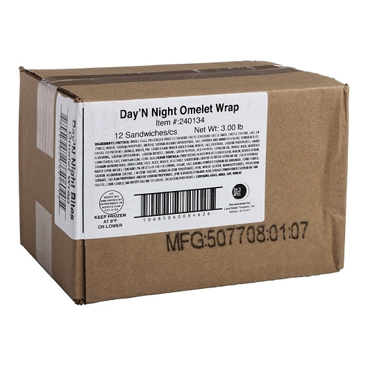 Day N Night Individually Wrapped Ultimate Omelet Wrap, 12 x 4 oz Case - DOT product image 8