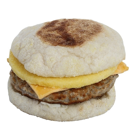 Day N Night Individually Wrapped Sausage, Egg & Cheese Muffin, 12 x 4.9 oz Case - DOT product image 3