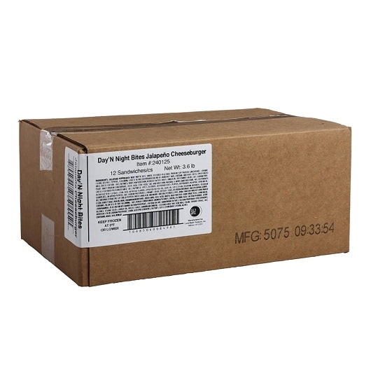 Day N Night Individually Wrapped Jalapeno Cheeseburger, 12 x 4.8 oz Case - DOT product image 4