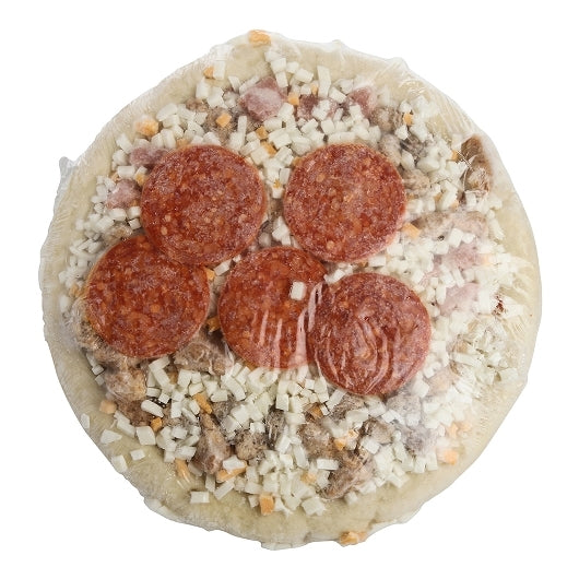 Day N Night Individually Wrapped Personal Size Five Meat Pizza, 20 x 11.5 oz Case - Prepared Foods