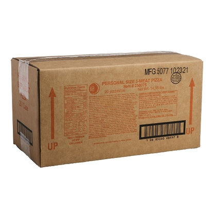 Day N Night Individually Wrapped Personal Size Five Meat Pizza, 20 x 11.5 oz Case - DOT product image 3