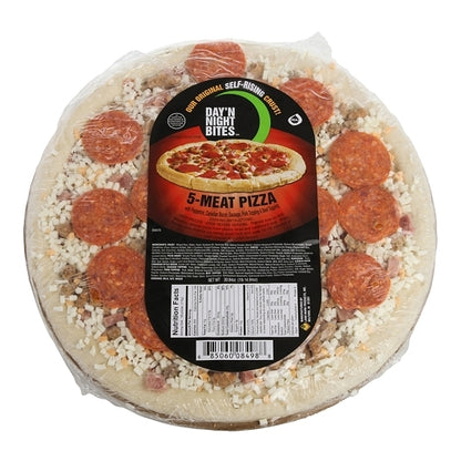 Day N Night 12" Individually Wrapped 5 Meat Pizza, 6 x 30.94 oz Case - Prepared Foods