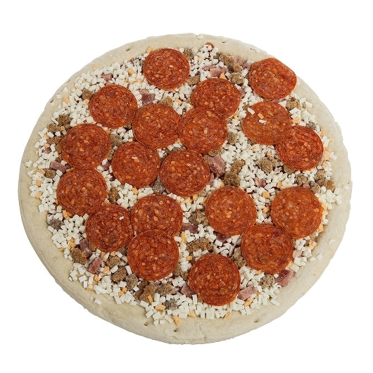 Day N Night 12" Individually Wrapped 5 Meat Pizza, 6 x 30.94 oz Case - DOT product image 2