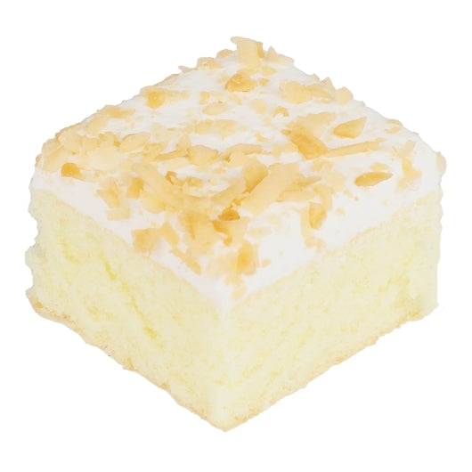 King's Pastry Coconut Mini Cake, Precut, 1 x 2.2 lb Case - Bakery & Desserts