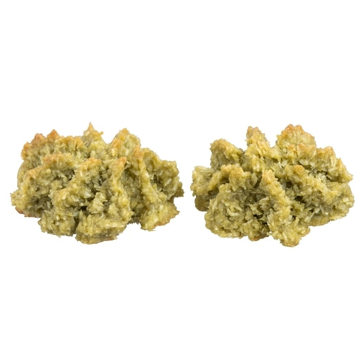 King's Pastry Matcha Coconut Macaroon, 1 x 2 lb Case - Bakery & Desserts