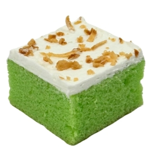 King's Pastry Pandan Mini Cake, precut, 1 x 3.04 lb Case - Bakery & Desserts
