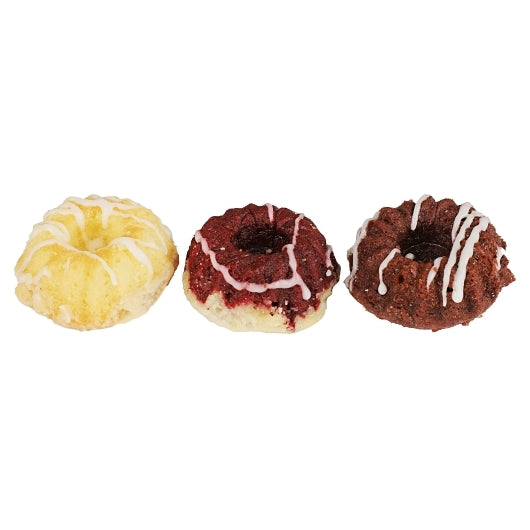King's Pastry Assorted Mini Bundt Cake, 1 x 2.31 lb Case - Bakery & Desserts