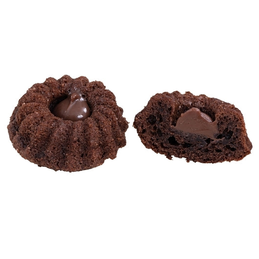 King's Pastry Mini Chocolate Bundt Cake with Chocolate Filling, 1 x 2.77 lb Case - Bakery & Desserts