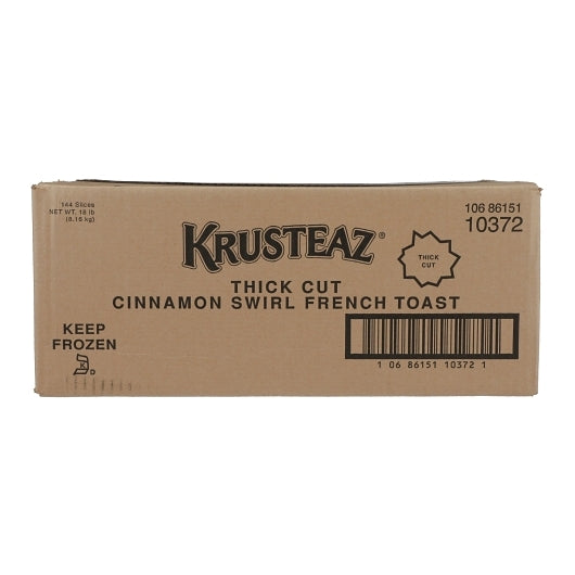 Krusteaz 5/8" Thick Cut Cinnamon Swirl French Toast, 12 x 1.993 oz Case - DOT product image 6