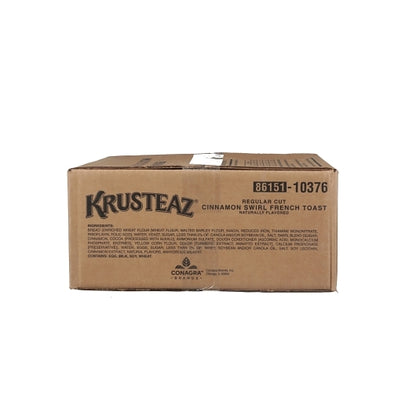 Krusteaz 7/16" Regular Cut French Cinnamon Swirl French Toast, 12 x 1.505 oz Case - DOT product image 8