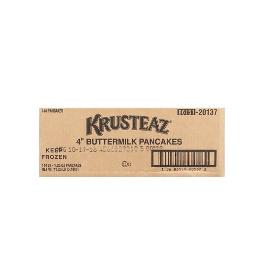 Krusteaz 4 Inch Buttermilk Pancake, 12 x 12 x 1.25 oz Case - DOT product image 7