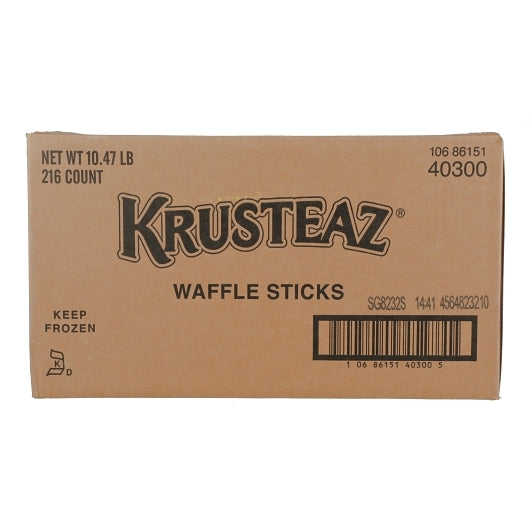 Krusteaz 4" x 1" Premium Belgian Waffle Stick, 9 x 0.776 oz Case - DOT product image 5